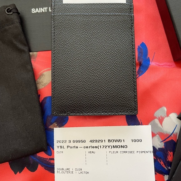SAINT LAURENT UPTOWN FLAP CARD CASE - Picture 6 of 6